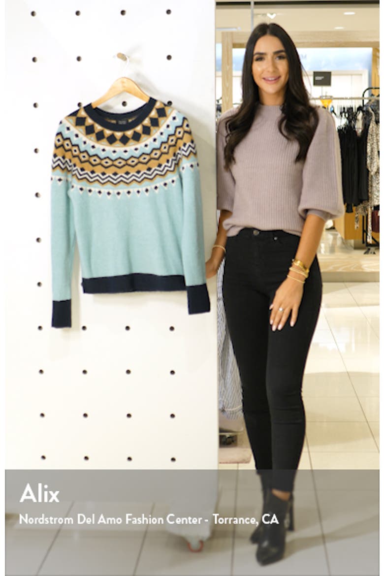 x Atlantic-Pacific Fair Isle Sweater (Nordstrom Exclusive) video
