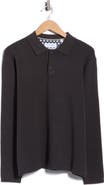 DENIM AND FLOWER Long Sleeve Polo Sweater