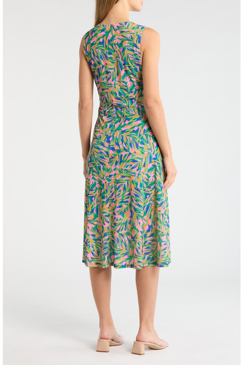 Stretch Knit Midi Dress, Alternate, color, MULTI