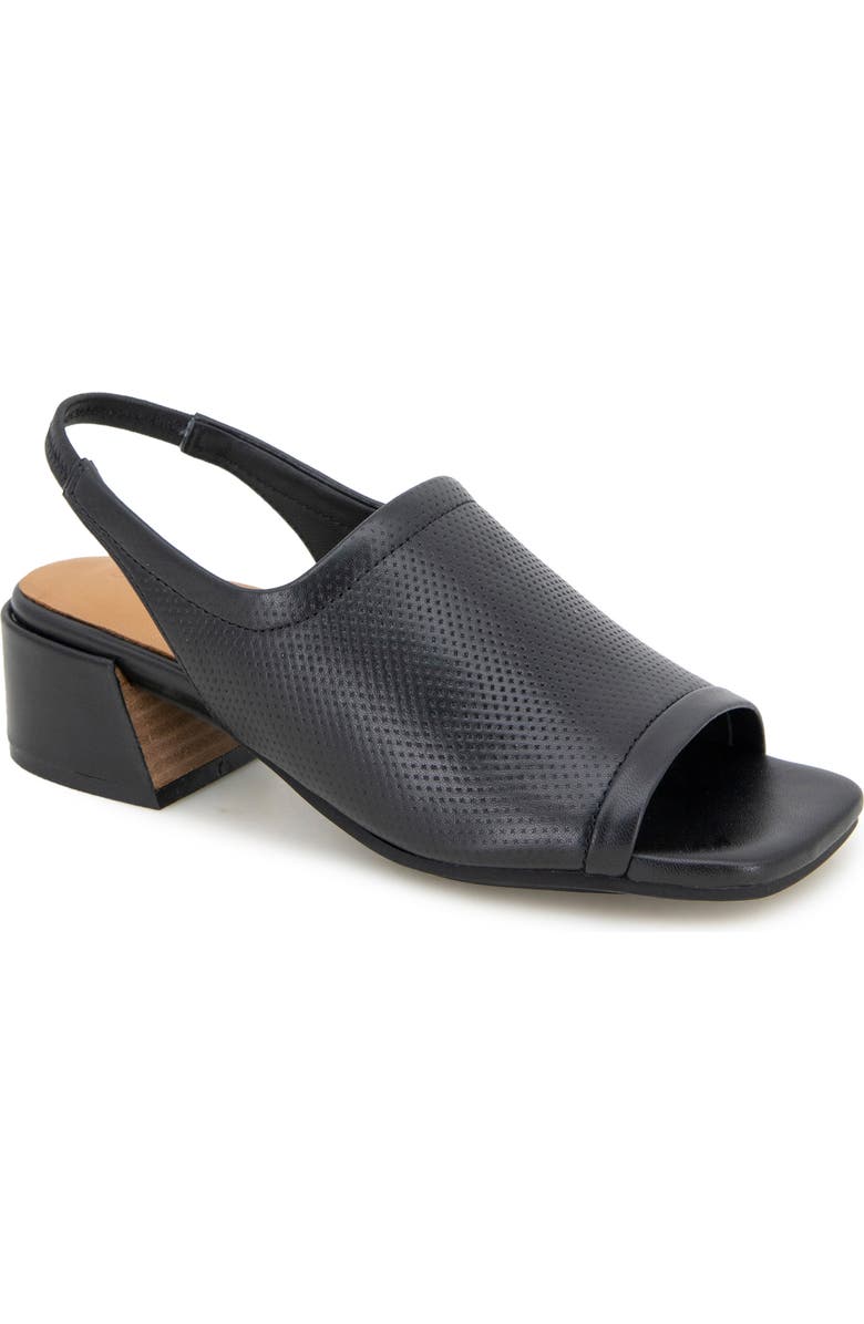 Gentle Souls Penny Slingback Sandal, Main, color, Black Perf
