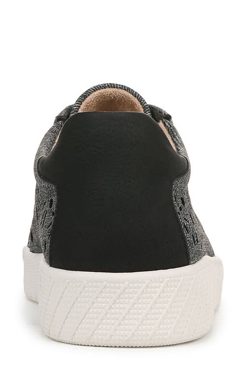 Soul Naturalizer Neela Perforated Lace-up Sneaker In Black Denim Pattern