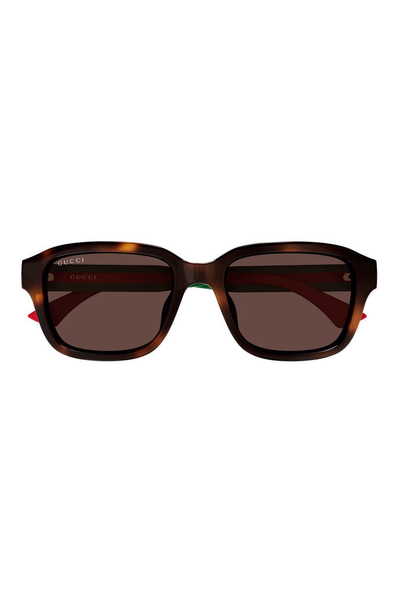 GG2120SA Rectangle Sunglasses, Main, color, HAVANA