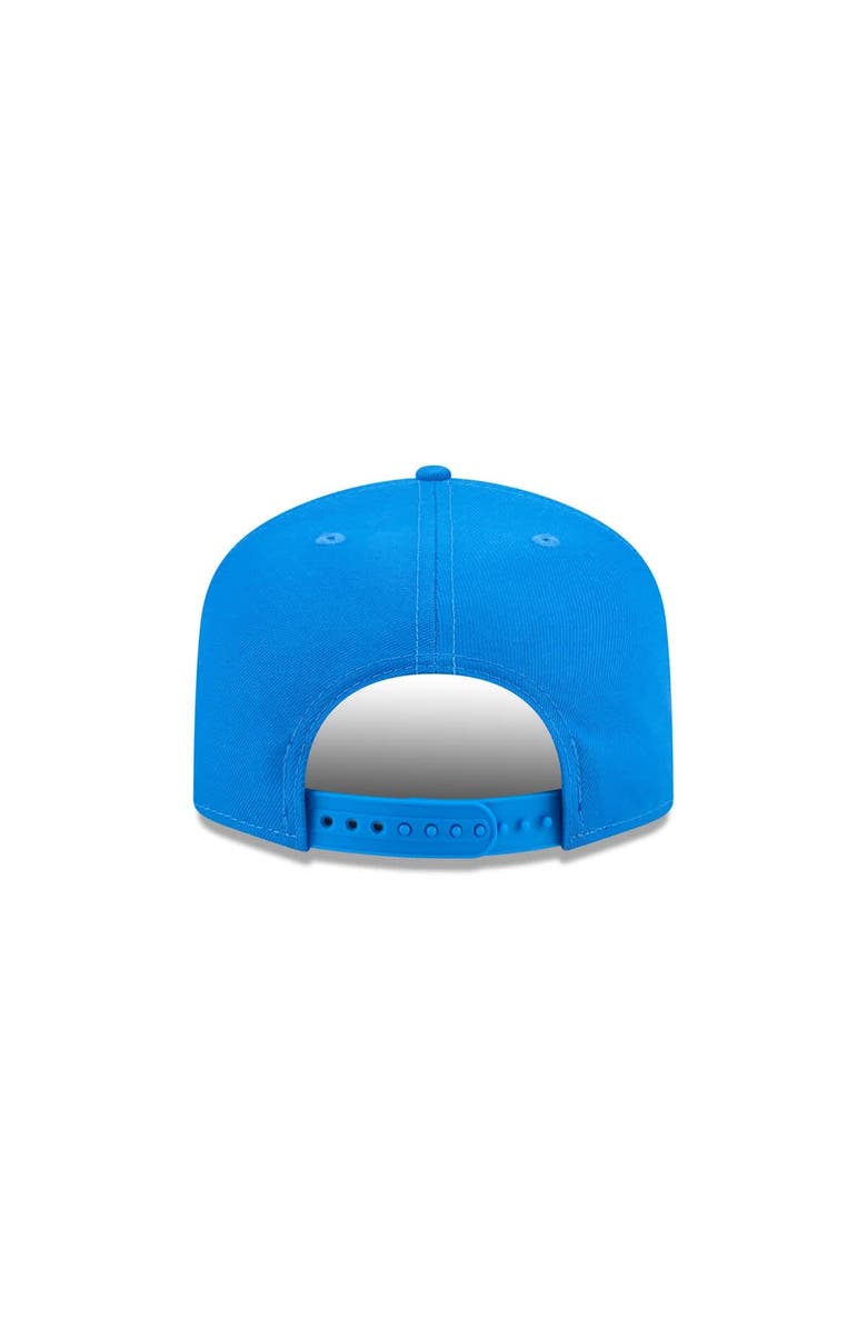 New Era Men's New Era Blue Oklahoma City Thunder Core Logo A-Frame 9FIFTY Snapback Hat, Alternate, color, Blue