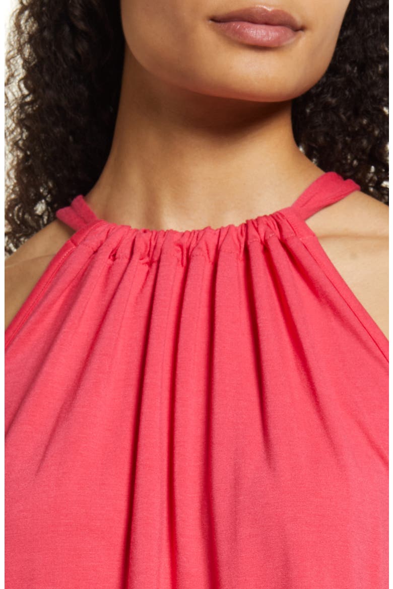 Halter Neck Tank, Alternate, color, FUSCHIA
