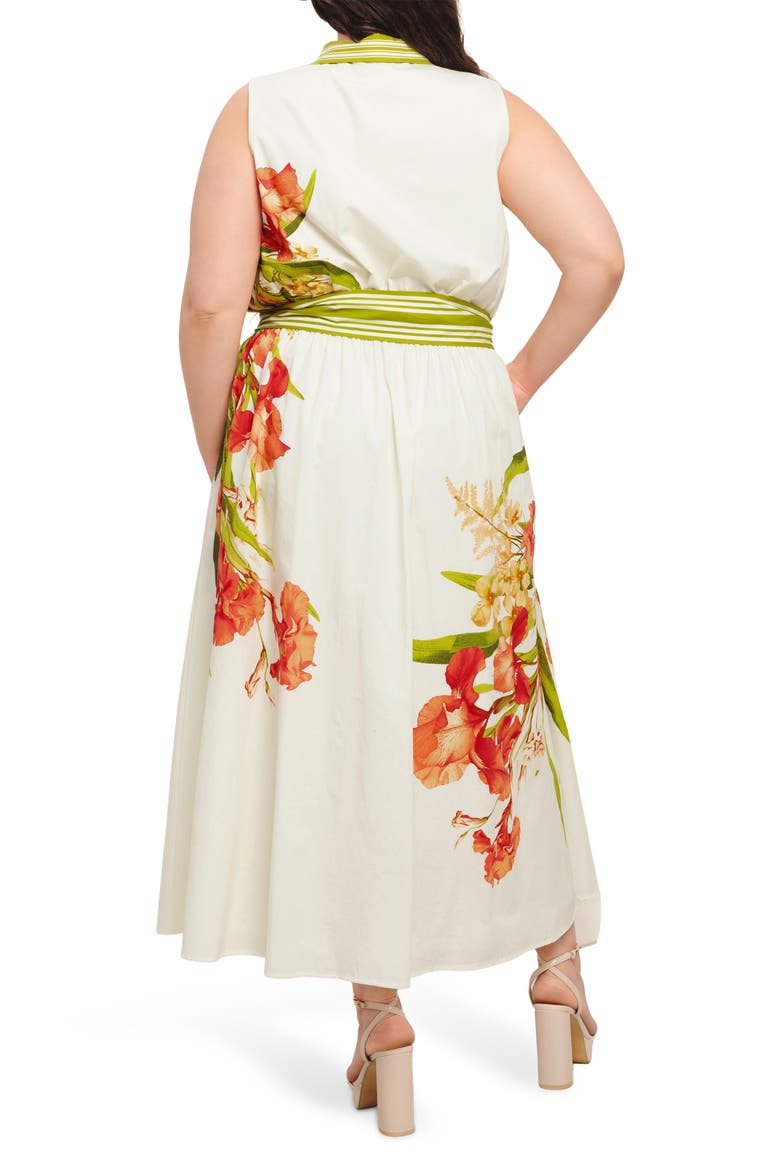 Tie Waist Shirtdress, Alternate, color, OFF WHITE