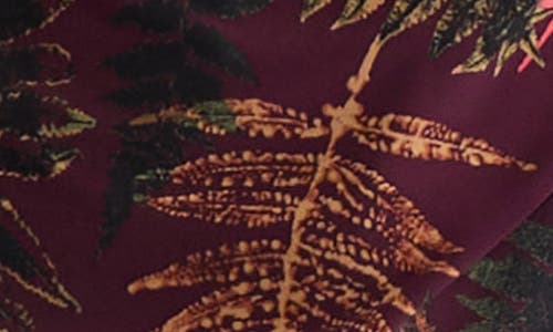 Jones New York Leaf Print Wrap Top In Multi