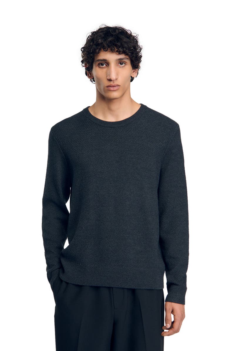 SANDRO Wool sweater, Alternate, color, 