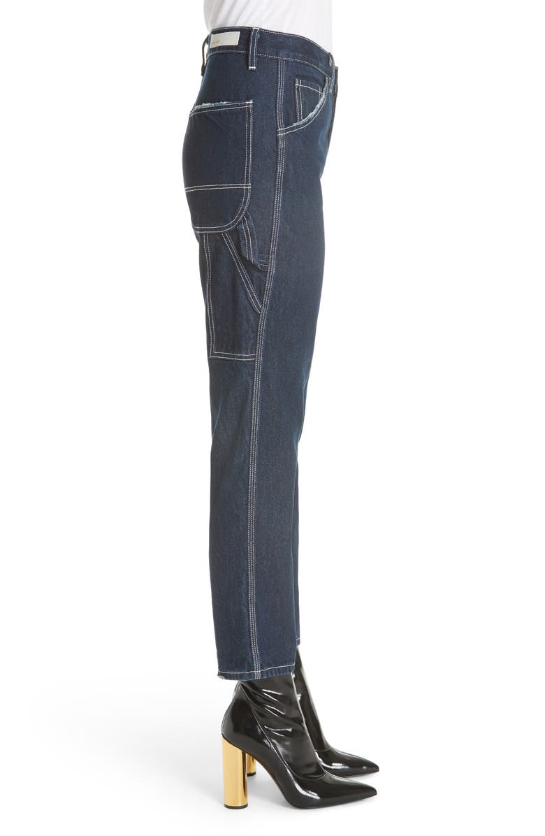 GRLFRND Janice Carpenter Straight Leg Jeans, Alternate, color,