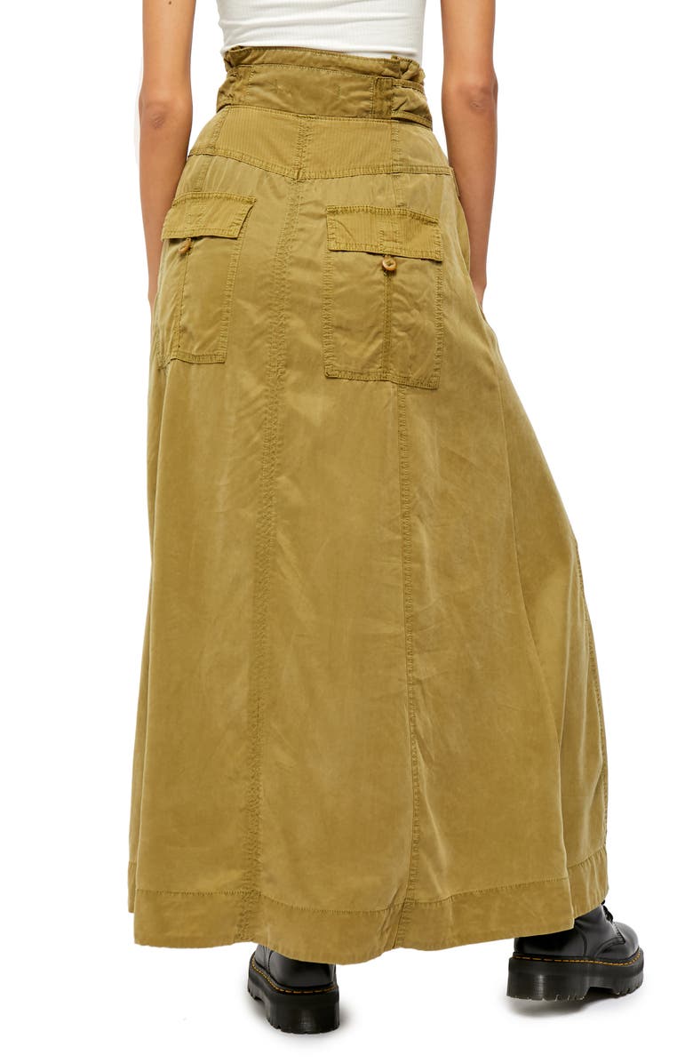 Free People The Feeling of Falling Belted Maxi Skirt, Alternate, color,