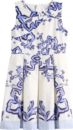 Kids' Emiline Pleat Fit and Flare Dress
