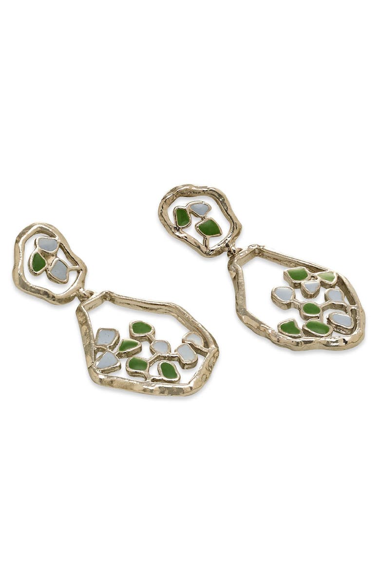 Dhwani Bhansal TERRA DROP EARRINGS, Alternate, color, Gold Plated