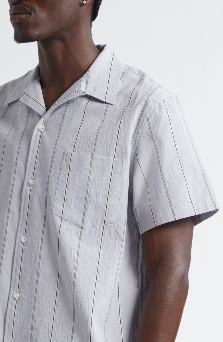 De Bonne Facture Linen Camp Shirt, Alternate, color, 