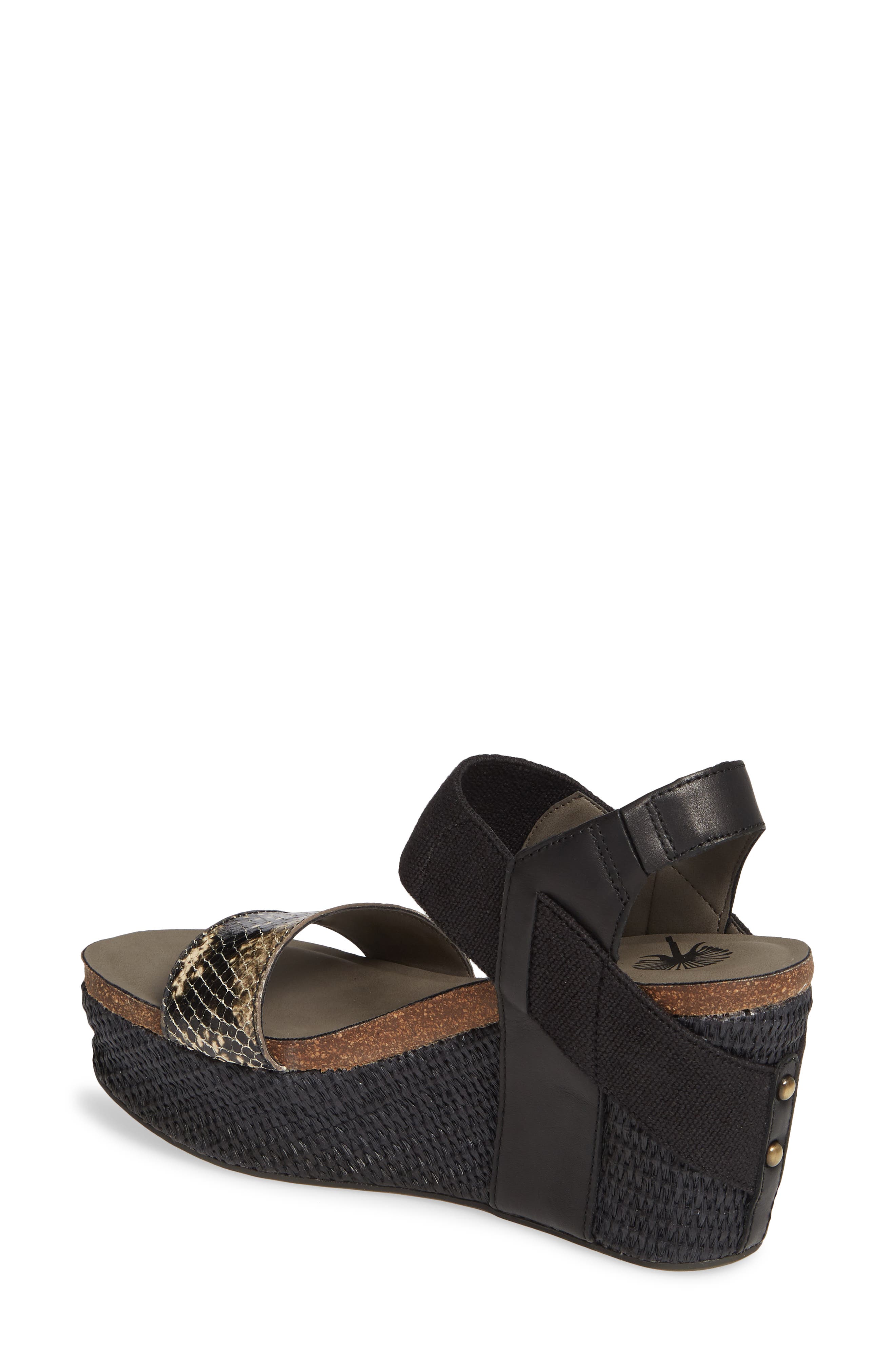 OTBT 'Bushnell' Wedge Sandal, Alternate, color, 