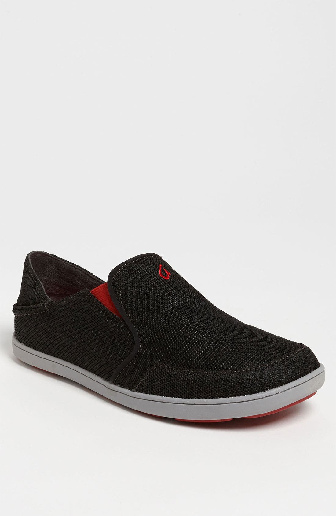 Nohea Mesh Slip-On, Main, color, BLACK/ BLACK