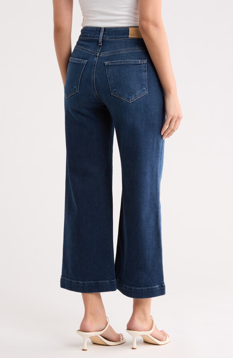 PAIGE Anessa High Waist Ankle Wide Leg Jeans, Alternate, color,