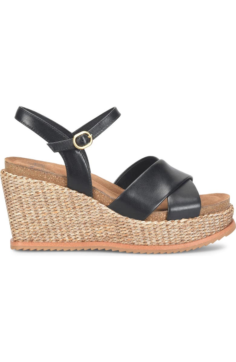 Söfft Diana Espadrille Platform Wedge Sandal, Alternate, color,