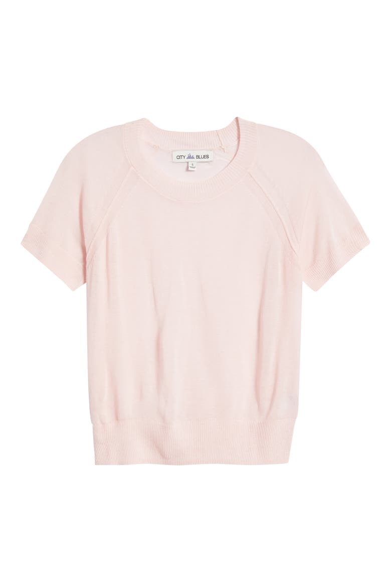 Short Sleeve Knit Shirt, Alternate, color, PINK