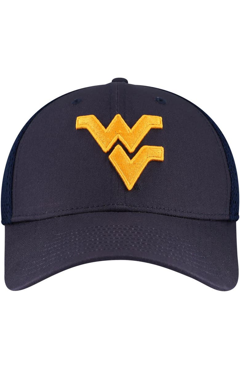 TOP OF THE WORLD Men's Top of the World Navy West Virginia Mountaineers Spacer Flex Hat, Alternate, color, Navy