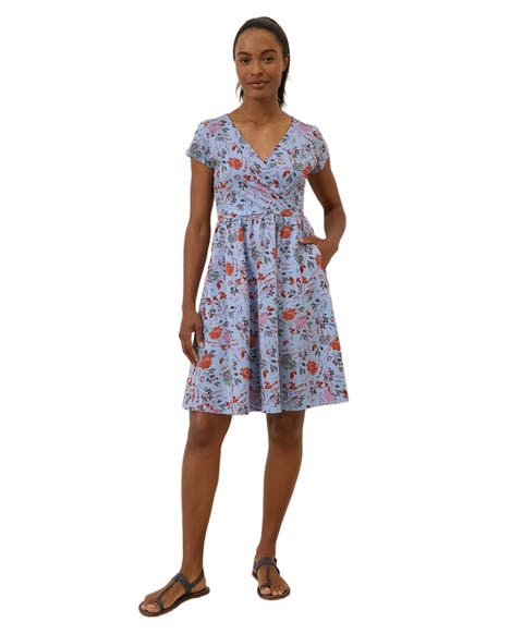 Fit & Flare Crossover Dress