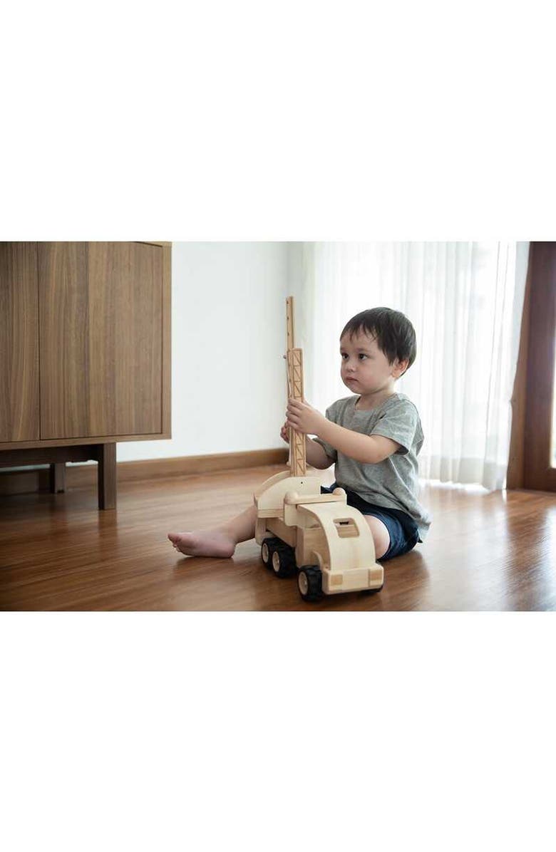 PlanToys<sup>®</sup> Fire Truck Toy, Alternate, color, Natural