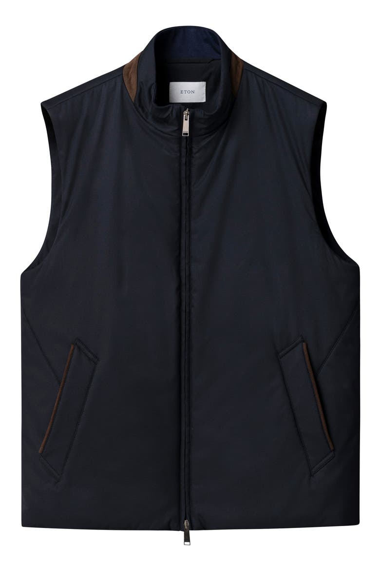 Tech Padded Vest, Alternate, color, NAVY