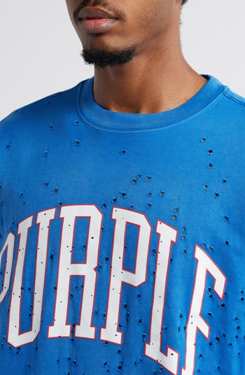 Distressed Heavyweight Cotton Graphic T-Shirt