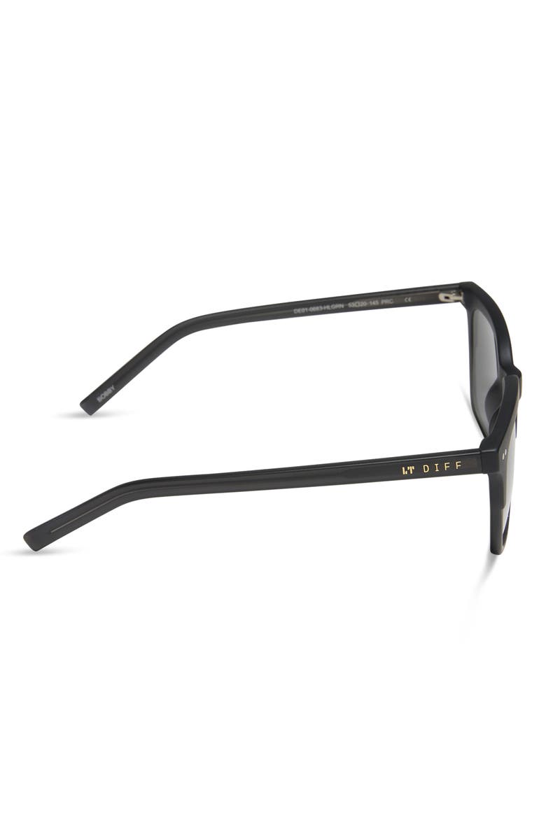 DIFF 53mm Bobby Square Sunglasses, Alternate, color, Charcoal Grey