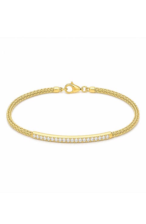 Mesh Bangle Bracelet