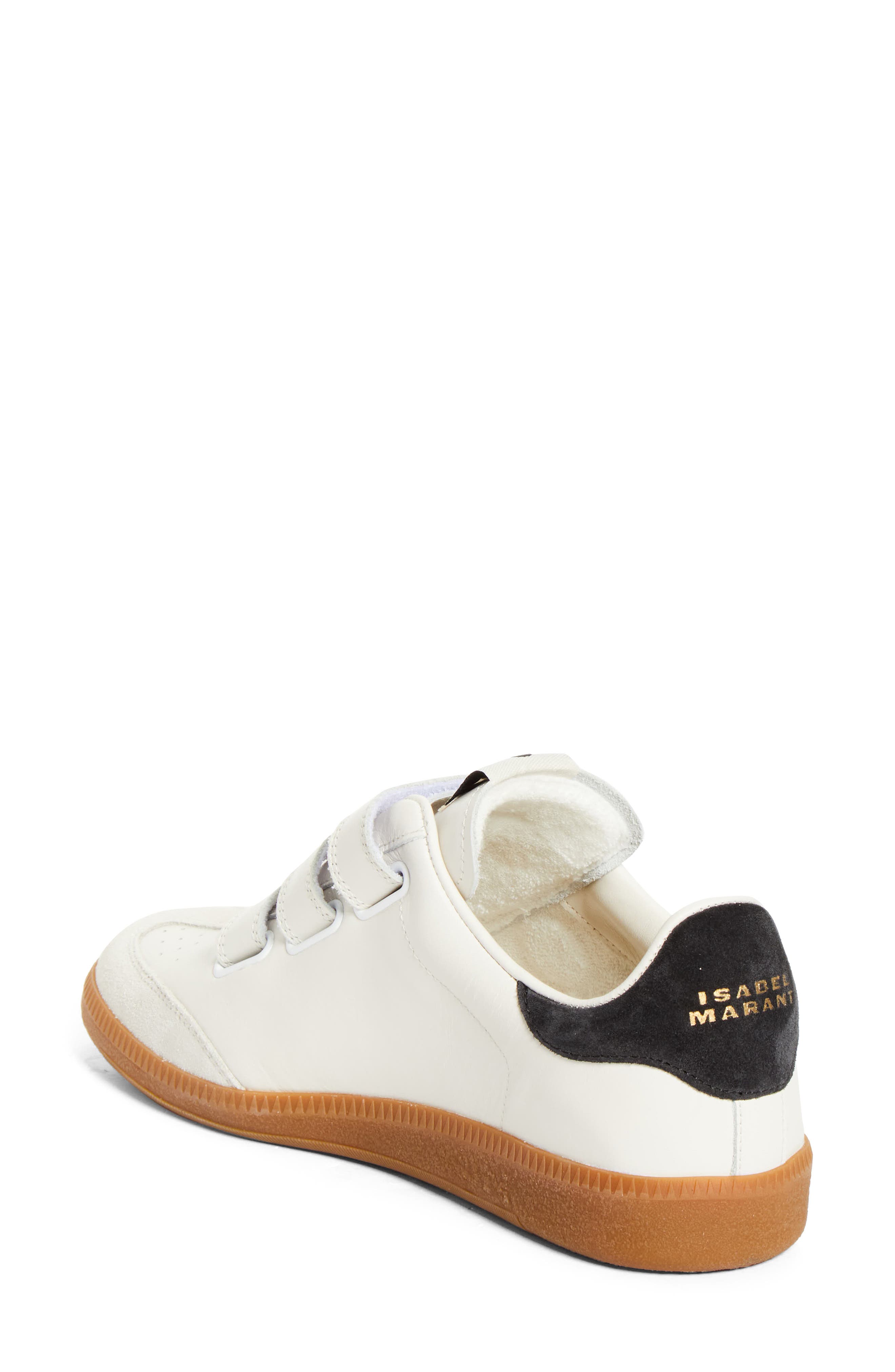 Beth Leather Sneaker, Alternate, color, CHALK/COGNAC