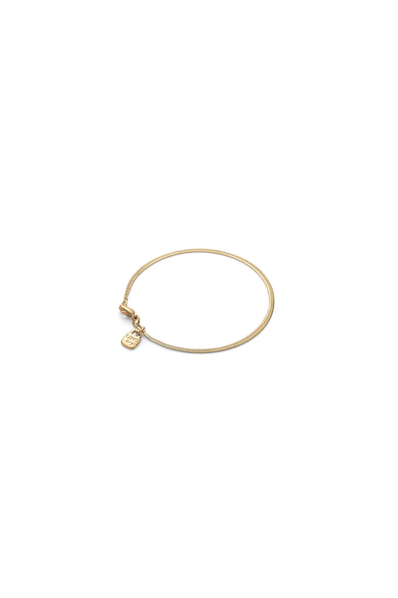 Gold-plated Metal Bracelet, Alternate, color, Gold