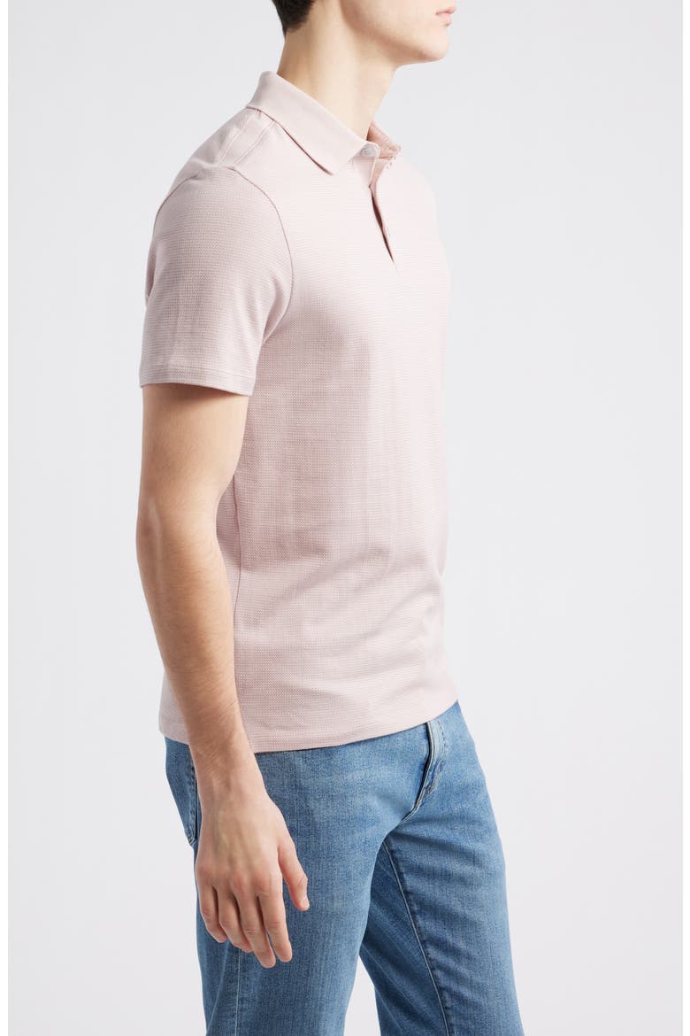 Modesto Race Stripe Cotton Polo, Alternate, color, LIGHT PINK