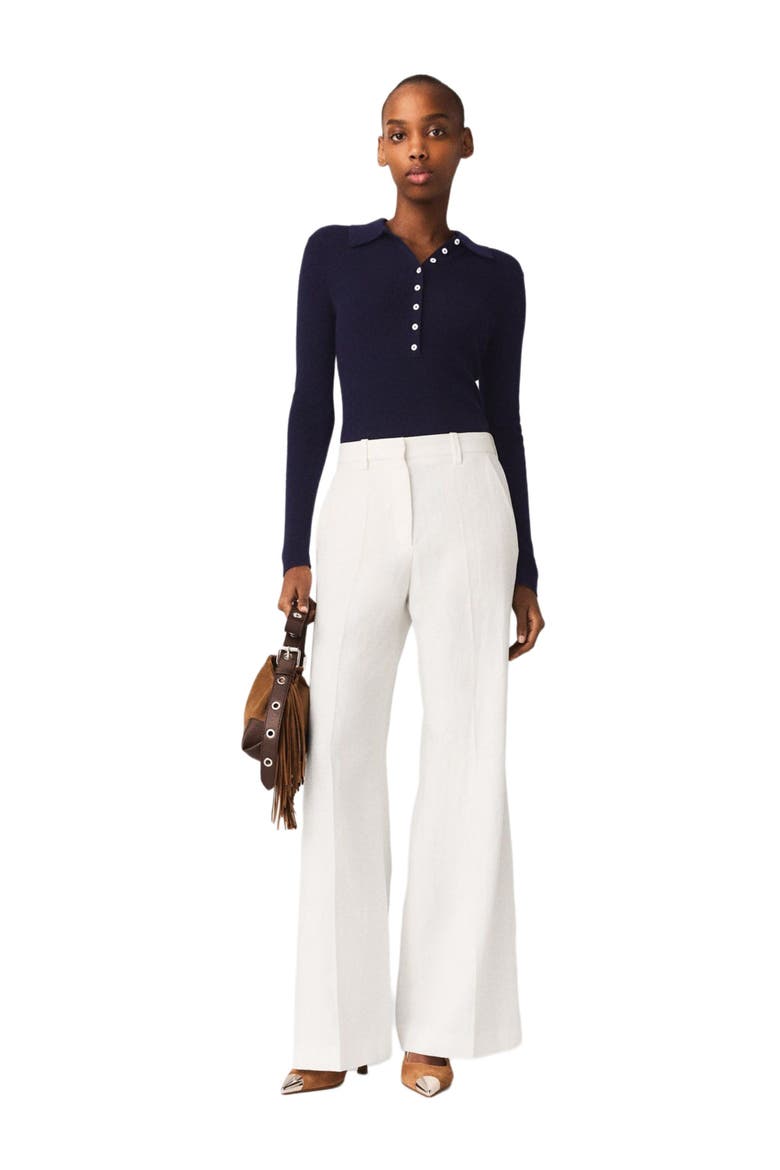 Suit trousers, Main, color, White