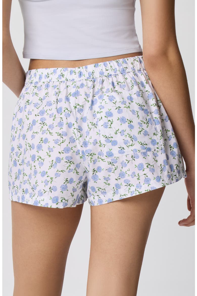 Classic Cotton Blend Boxer Shorts, Alternate, color, PEONIE