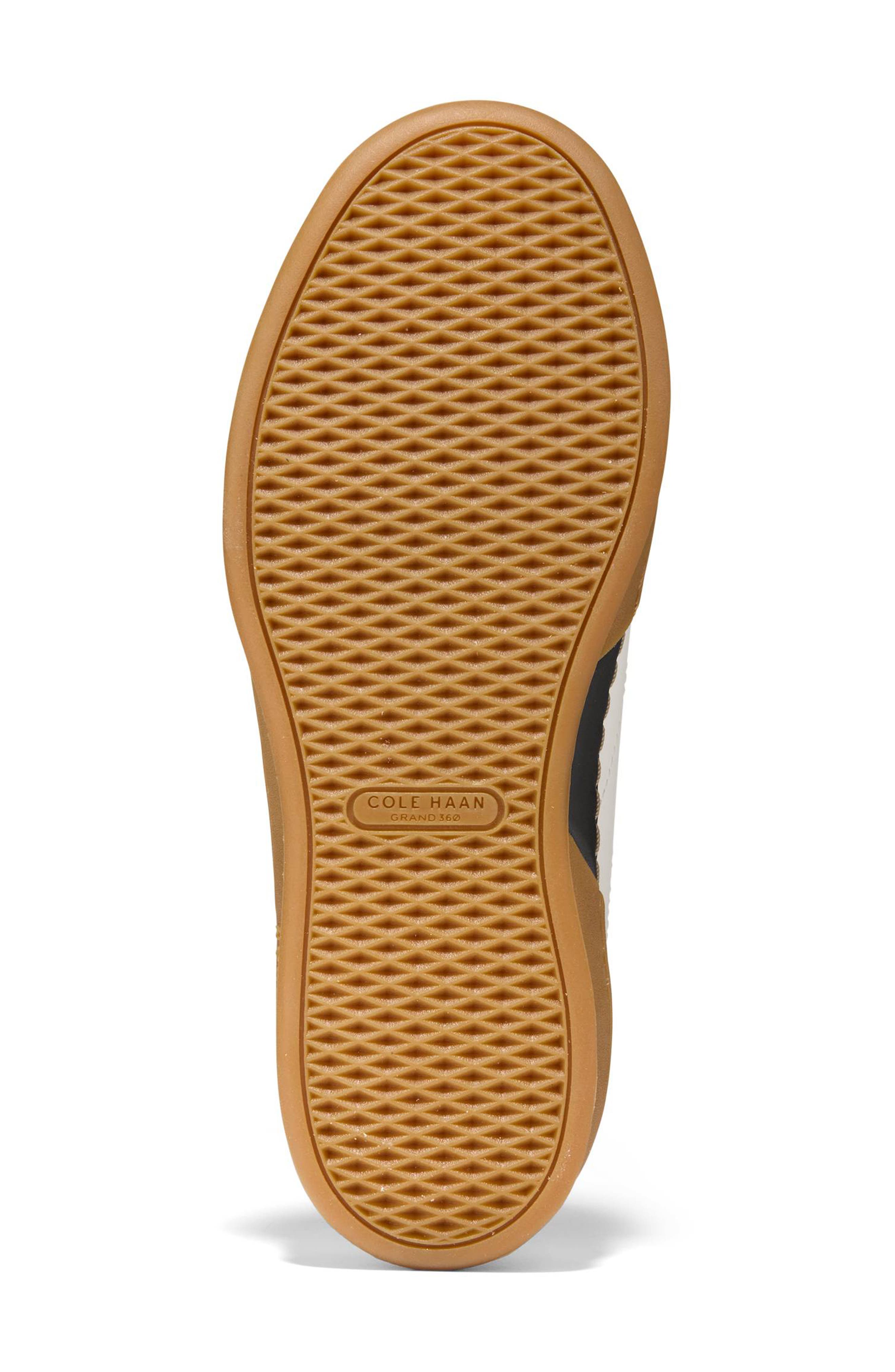 Cole Haan Grand Crosscourt Brynn Sneaker, Alternate, color, Ivory/ Silver Birch Suede