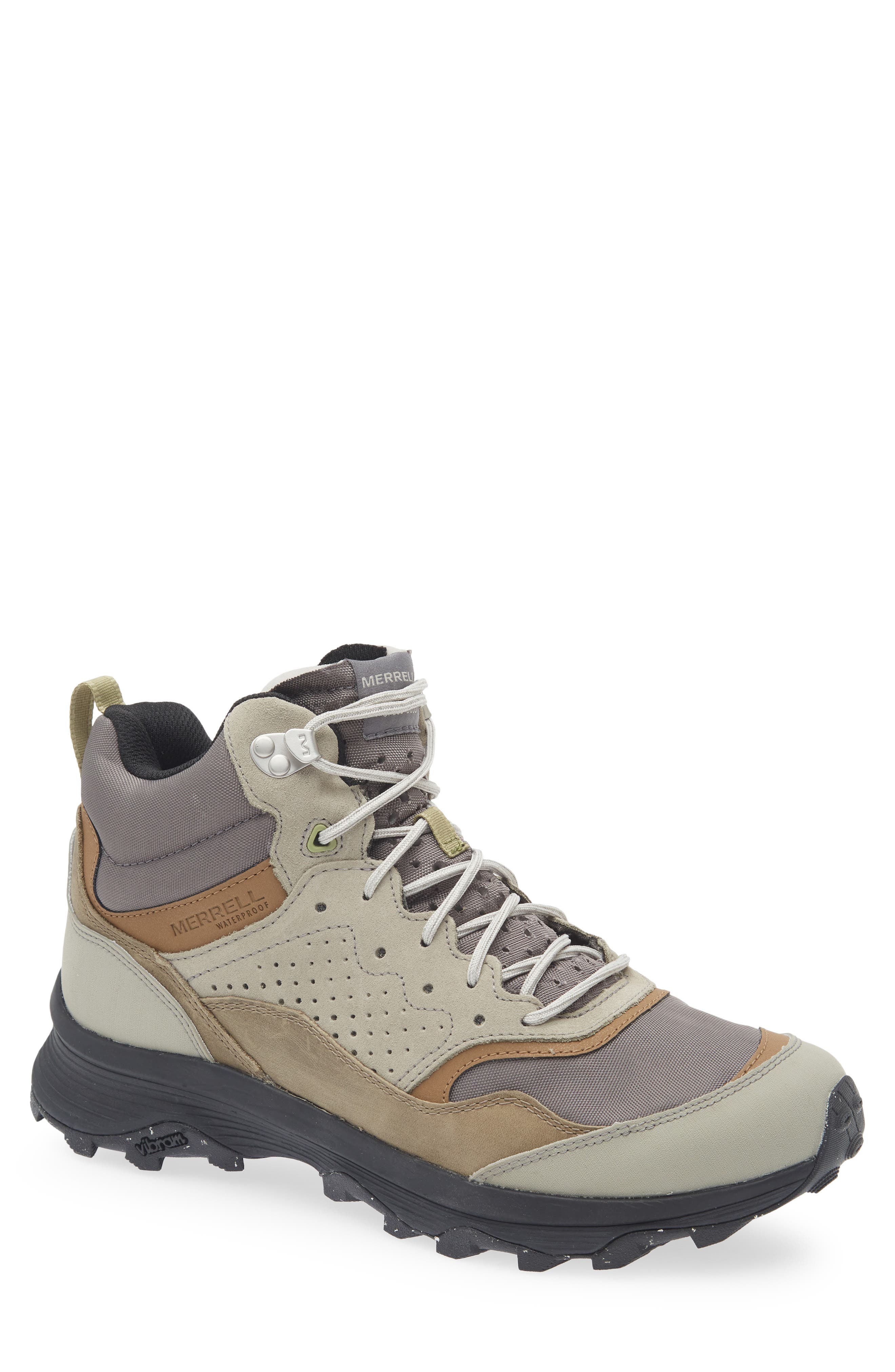Merrell Speed Solo Mid Waterproof Hiking Boot, Main, color, 