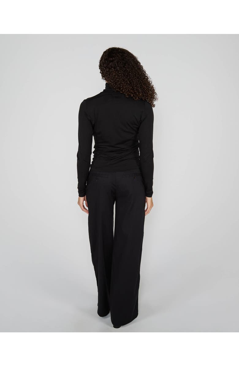 Lords of Harlech Kate Stretch Knit Turtleneck, Alternate, color, Black