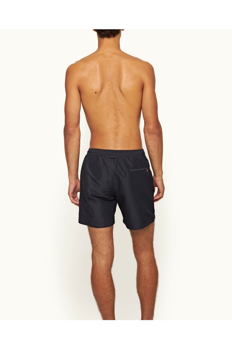 Bulldog Drawcord Mid-Length Lightweight Drawcord Swim Shorts, Alternate, color, NIGHT IRIS