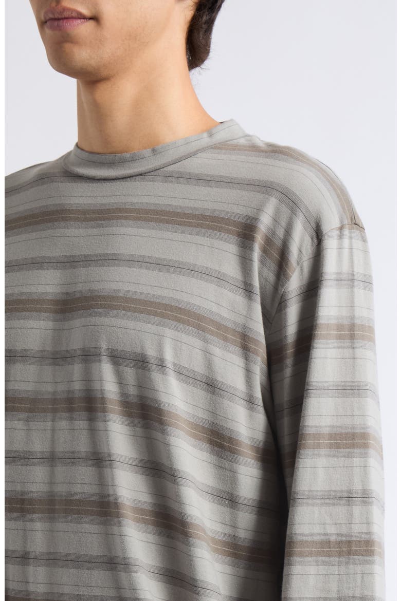 Box Stripe Long Sleeve Organic Cotton T-Shirt, Alternate, color, SPECTURE STRIPE