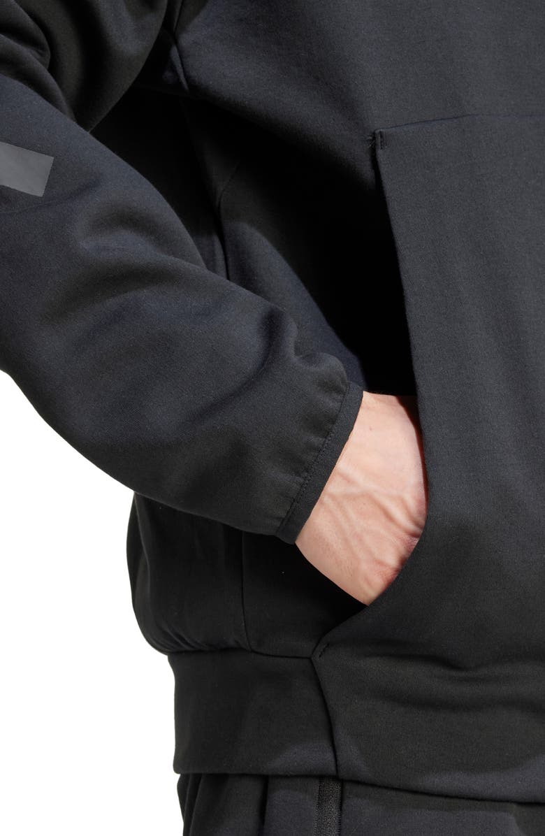 adidas Z.N.E. Hoodie, Alternate, color, Black