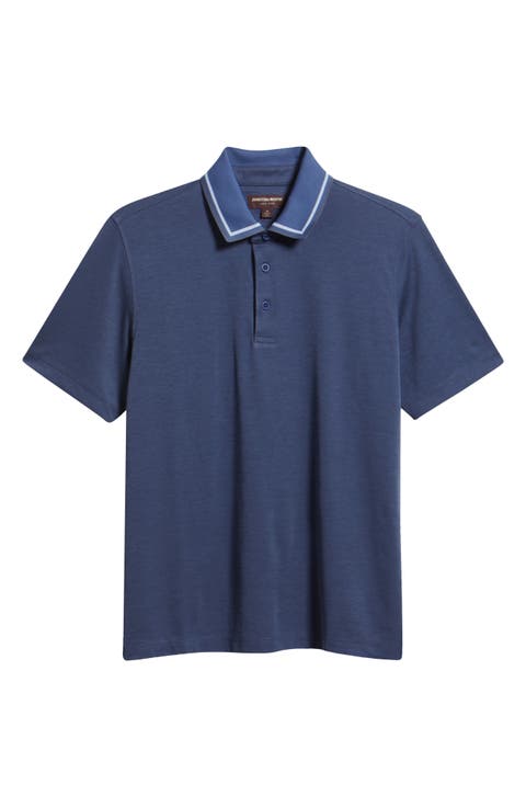 Tipped Contrast Collar Polo