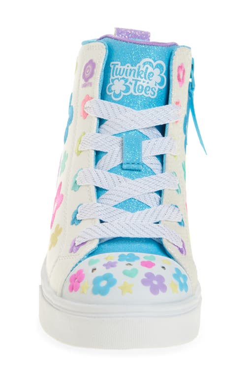 Skechers Kids' Twinkle Sparks Light-up Sneaker In White/multi