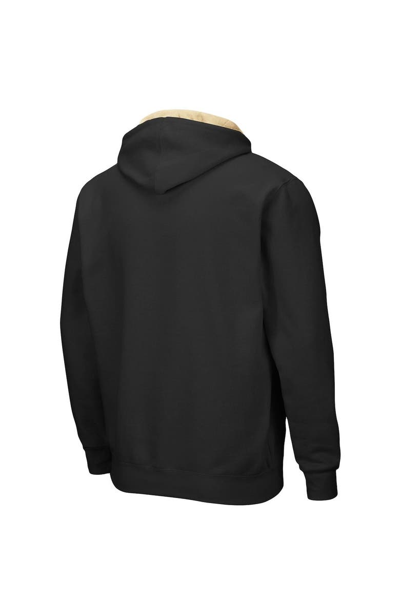 COLOSSEUM Men's Colosseum Black Purdue Boilermakers Big & Tall Full-Zip Hoodie, Alternate, color, Black