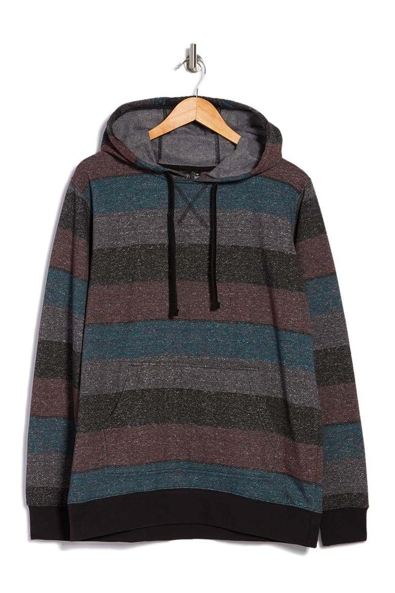 Fleece Pullover Hoodie, Alternate, color, RED/BLACKDNU