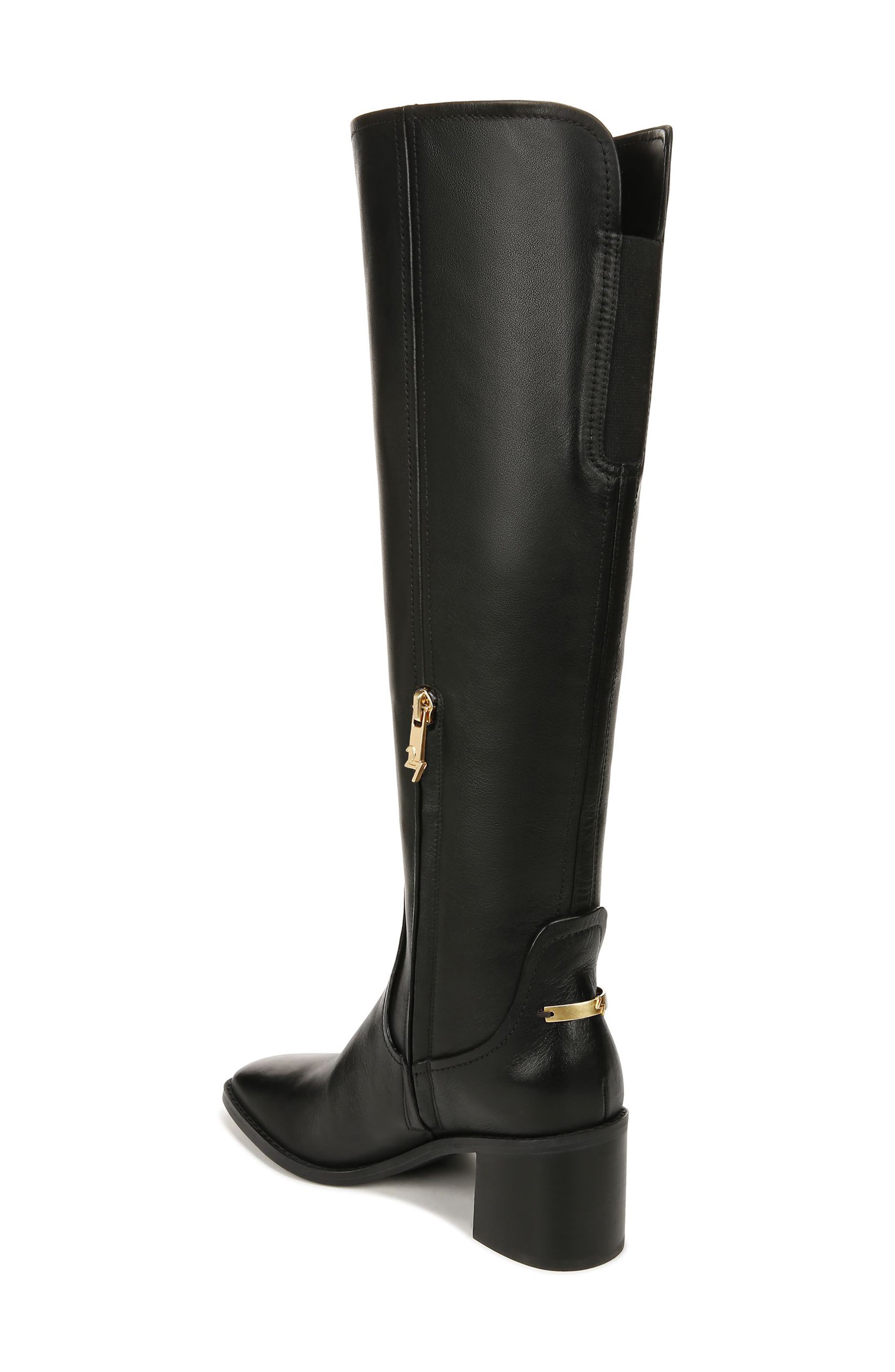 27 EDIT Naturalizer Edda Knee High Boot, Alternate, color, Black Leather