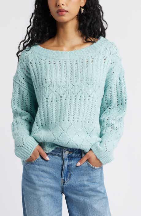 BP. Open Stitch Oversize Sweater