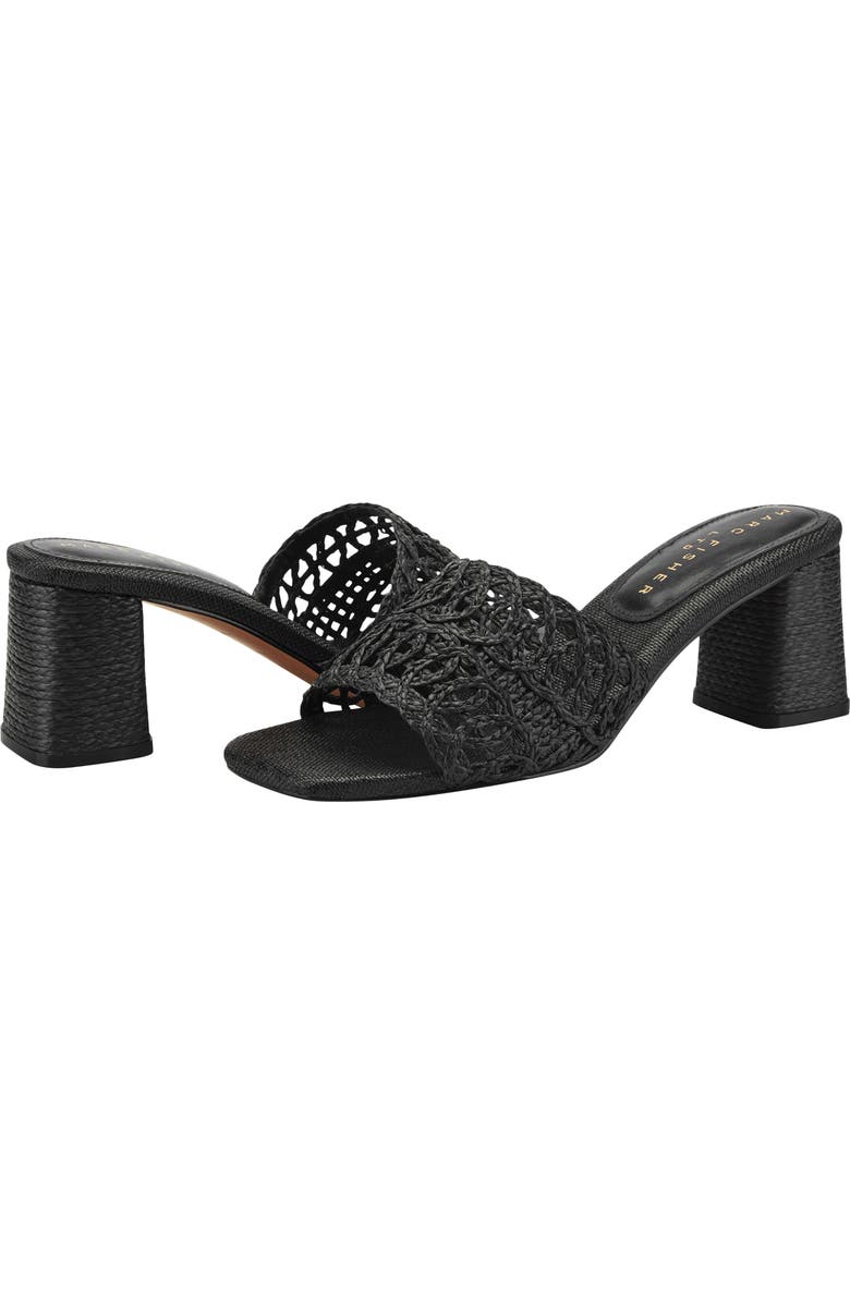 Marc Fisher LTD Follie Sandal, Alternate, color, Blk01