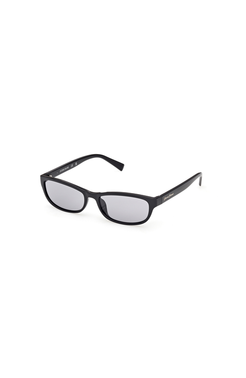 Slim Oval Acetate Sunglasses