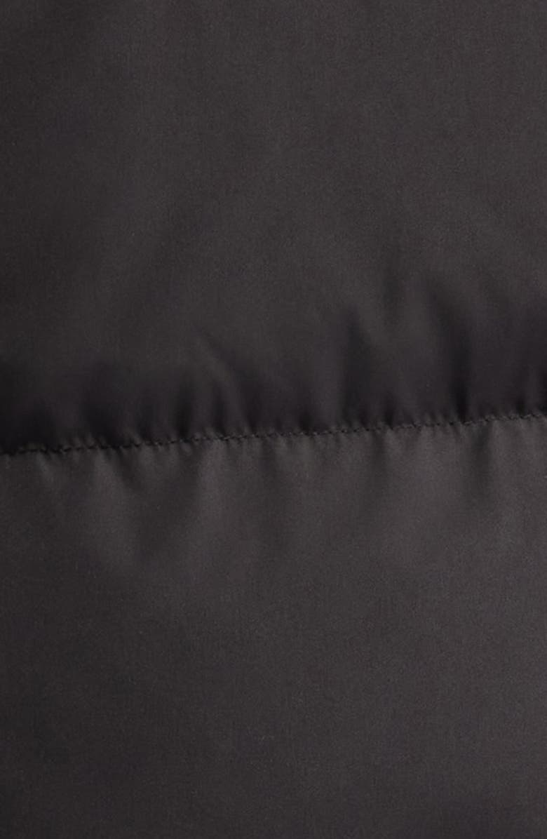 Lauren Ralph Lauren Crest Patch Down 
Feather Fill Hooded Coat, Alternate, color, Black