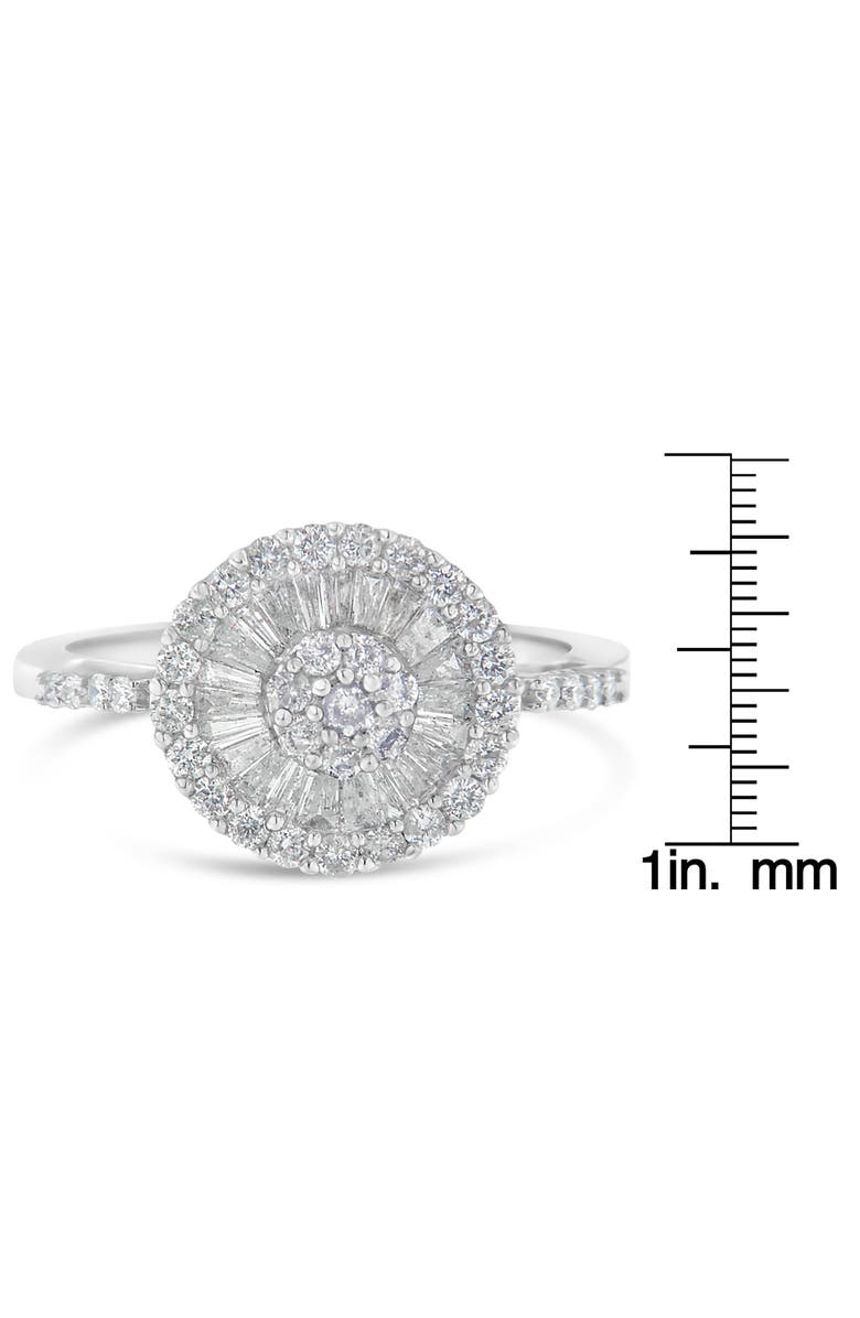 Haus of Brilliance 10KT White Gold 1.0 cttw Diamond Cocktail Ring, Alternate, color, White