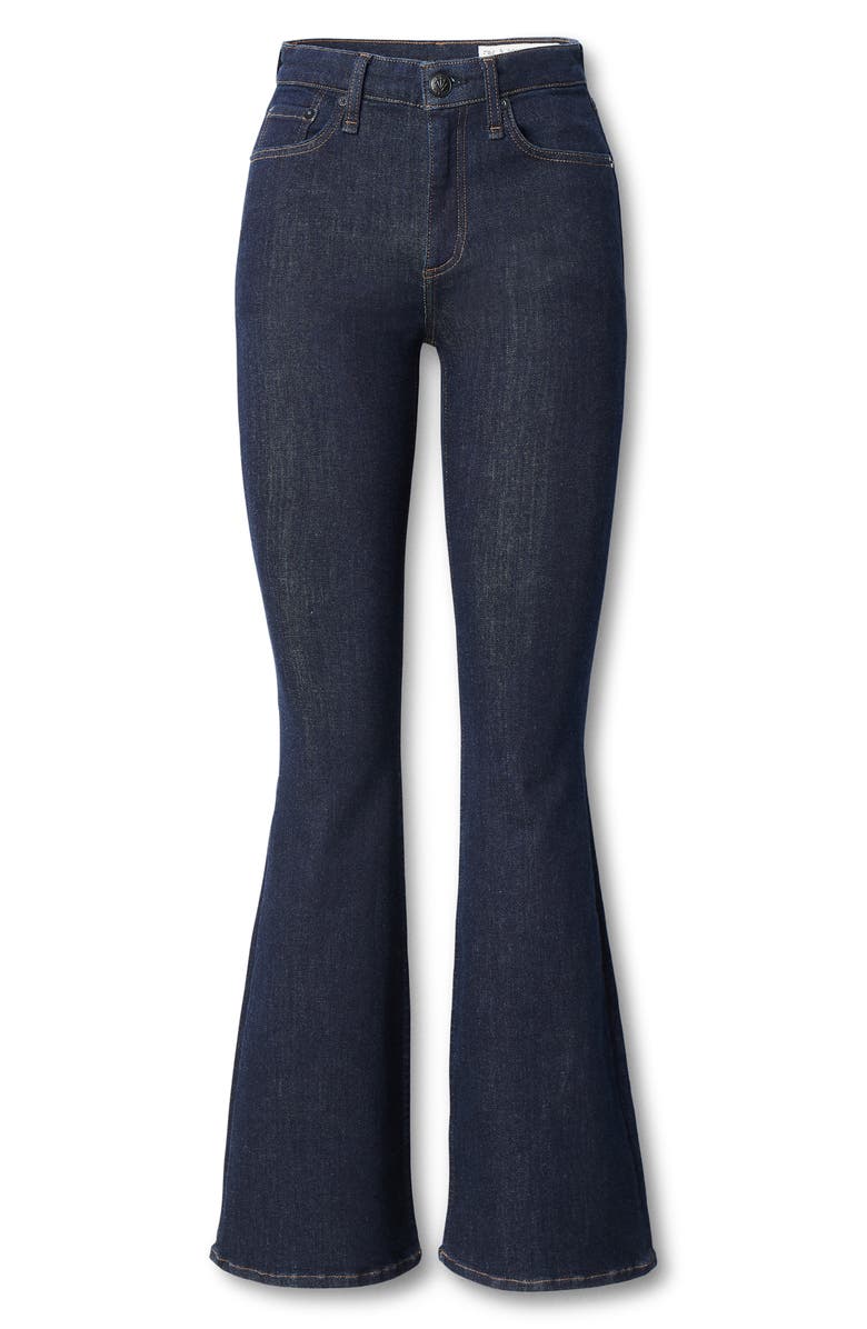 rag & bone/JEAN Dahlia Epic High Waist Flare Leg Jeans, Alternate, color, Rinse